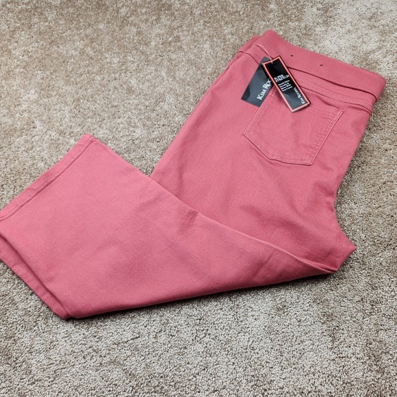 Kim Rogers Pants - Kim Rogers Super Stretch Pull On Pants Womens 16 Shadey Rose Pink 990XG43KR New